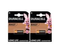 2 x Duracell MN27 27A A27 8LR732 (2 blísters de 1 batería) 2 pilas