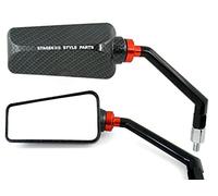 2 x Espejo compatible con Yamaha Jog, R, RR, Neos, Neo 'S, Slider/2 x Espejo Retrovisor Aprila Habana, Rally, Scarabeo, Sonic (V8)