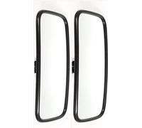2 x espejos retrovisores exteriores 375 x 185 mm, 14-23 mm de diámetro, juego para camiones, excavadoras, tractores, maquinaria de construcción