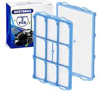 2 x Filtro Aspiradora para Motor 153x105x14mm 00578863 578863 para Bosch