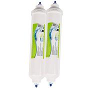 2 x filtros de agua universales para DAEWOO, SAMSUNG, LG, BEKO, BOSCH, SIEMENS con tubos conectores ajustables de 0,64 cm