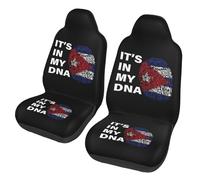 2 X Fundas De Asiento para Coche Cuba Está En Mi ADN Funda para Asiento Coches Transpirable Hombre Cubiertas De Asientos, para Mayoría De Vehículos, Coches, SUV
