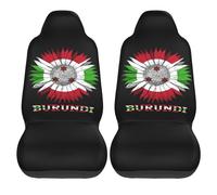 2 X Fundas De Asiento para Coche Girasol Burundi Bandera De Burundi Funda para Asiento Coches Lavables A Máquina Transpirable Cubiertas De Asientos, para Sedán, Coches, Mayoría De Vehículos
