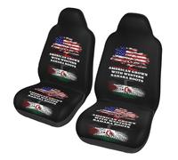 2 X Fundas De Asiento para Coche Raíces Estadounidenses del Sáhara Occidental Fundas para Asientos Delanteros Mujer Relleno De Foam Cubiertas De Asientos, para Furgoneta, SUV