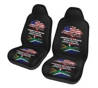 2 X Fundas De Asiento para Coche Raíces Estadounidenses Sudafricanas Delantero Cubierta para Asiento Decoracion Duraderas Cubiertas De Asientos, para Mayoría De Vehículos, Coches, Sedán