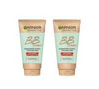 2 x Garnier SkinActive BB Cream Anti Edad Tono Medio. Hidratante Todo en Uno con Color con SPF25 Ácido Hialuronico,Extracto de Aloe Vera y Pigmentos Minerales, 50ML
