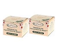 2 x Grasa original de Pavlovic para bebés - para tratar el salpullido de pañales y asegurar la humedad y el cuidado de la piel seca del bebé, con adición de manzanilla (2x100ml)
