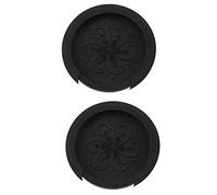 2 x guitarra acústica cubierta del agujero silenciada para 40 pulgadas / 41 pulgadas EQ negro