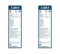 2 x Hoja del limpiaparabrisas BOSCH para BMW, FORD USA, MINI 1 E81, 1 E87, I