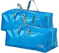 2 x IKEA FRAKTA Borsa portatutto blu 76 litri