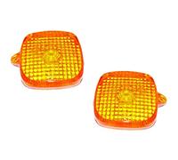 2 x intermitentes de cristal para Honda MBX, MTX, ND, ST, ZB 50 80#33602-GC5-613