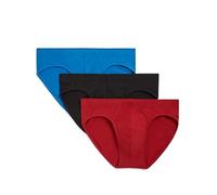 Calzoncillos elásticos de algodón, 3 unidades - Negro - Medium
