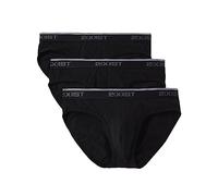 2(X)IST Calzoncillos elásticos de algodón para Hombre, Paquete de 3, Negro/Negro/Negro, Small