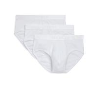 2(X) ist Paquete de 3 Bolsas de algodón Pima para Contorno de Contorno, Color Blanco