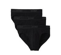 2(X)IST Paquete de 3 Calzoncillos Invisibles de algodón Esencial para Hombre, Logotipo Negro, XL