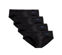 2(X) ist Paquete de 4 Calzones de Bikini elásticos de algodón para Hombre, Negro -, Large