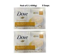 Jabón En Barra De Crema Nutritiva Dove 4 X 90g