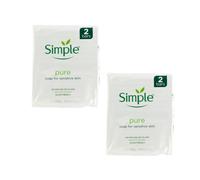 2 x jabón puro simple para piel sensible 2 barras x 100 g vegano - ENVÍO...