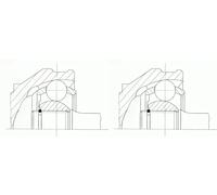 2 x Junta homocinética SPIDAN para AUDI, SKODA, VW A4 B5, A6 C5, PASSAT B5