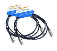 2 x Keepdrum mid001 Midi de cable 2 m male - Male