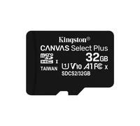 2 X Kingston MicroSDHC 32GB Canvas Select Plus SDCS2/32GB-2P1A