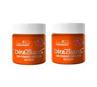 2 x La Riche Directions Semi-Permanent Hair Color Bote de 100 ml (Fluorescent Orange)