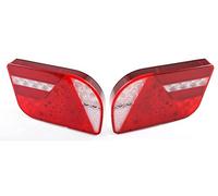2 x LED glo-trac ® trasera combinación Lightbar cola luces CEE IP67 E1 Mark para camión pesado deber Caja Camper remolque chasis Van Bus