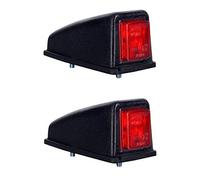 2 x LED rojo techo esquina trasera luces de gálibo 12 V 24 V E9 marcado