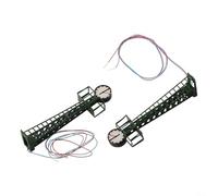 2 x LED Signalmast N-Spur para 3 V con resistencia de metal 2 x LED