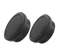 2 x Lens Posterior Cap+2 Piezas Tapa Cuerpo para EF/EF-S T7/T6/T5/T7i/T6i (750D)/T5i(700D)/T4i/T3i/SL3i/SL2 (200D)/SL1/760D,60D,70D,77D, 80D,90D,90D,90D,2 D,40D,50D (2 Juegos)