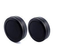 2 x Lens posterior Cap+2 piezas Tapón Cuerpo para Canon EOS R5/ R6/R/EF RP More para Canon RF Mount Lens(2 juegos)