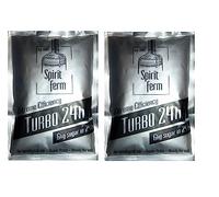 2 x Levadura Turbo 24h 195 g - Fermentación Ultra Rápida en 24 h, Alta Eficiencia