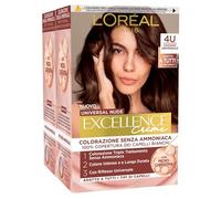 L'Oréal Paris Excellence Creme Universal Nude Coloración Permanente Castaño 4U Triple Tratamiento - 2 tintes