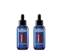 2 x L'Oréal Paris Men Expert, Power Age Serum, Antiedad y Antiarrugas Potenciado con Ácido Hialurónico, Rellena e Hidrata La Piel, Textura Ligera, Para Todo Tipo de Piel, 30 ml