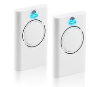 2 x Mando a Distancia XT2 868MHZ SLH 787009 Compatible con XT4, DL2, T2, TMLR, 2 Canales, Rolling Code, Receptor de Puerta de Garaje, Motor de Motorización, Carcasa Resistente, Color Blanco