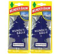 2 x Maravillas algodón deportes Árbol de los Restos Orginal - Ambientador coche aroma 1 STK