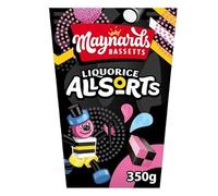 2 x Maynards Bassetts regaliz Allsorts Dulces Cartón 350G Delicioso Sabroso y Twisty Treat Gift Cesta para cumpleaños, Navidad, Pascua Vendido por Kidzbuzz