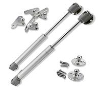 2 X Mprofi MT® Amortiguador de Gas-Resorte de Compresión para Puertas Armario-Pistones a Gas Muebles Cocina-Bisagra Armario con Tornillos-Amortiguador de Gas para Puertas de Muebles 80N L:247mm