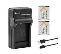 2 X NP-BN1 Batería de Repuesto y Cargador Compatible con Sony Cyber-Shot DSC-QX10 DSC-QX30 DSC-QX100 DSC-TF1 DSC-TX10 DSC-TX20 DSC-TX30 DSC-W530 DSC-W570 DSC-W650 DSC-W800 DSC-W830 Digital Cameras