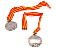 2 x Oro Bronce Ganador de la Medalla de Oro olímpica. Medalla Deportiva. medallón para el Ganador. Estrella olímpico fútbol Corriendo natación campeón del día del Deporte ninos y Adultos