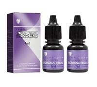 2 x Pegamento UV de 14 ml | Pegamento profesional para joyas dentales y diamantes de imitación | Decoración de dientes | Endurecimiento instantáneo | Adhesión a largo plazo | Ideal para fiestas