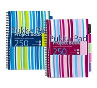 2 x Pukka A4 libro de proyectos, rosa y azul