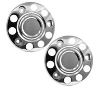 2 x Radbolzenabdeckung 22,5" Radkappen Radzierblende camiones remolque acero inoxidable