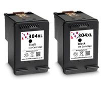 2 X regenerados Cartucho de tinta 304 XL. Negro . HP Deskjet 2600
