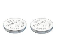 2 x Renata 321 reloj batería Suizo hizo plata óxido 1.5V SR616SW también conocido como