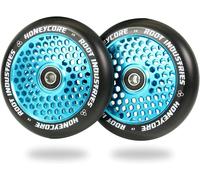 2 x Root Industries Honeycore Rodamientos de Patineta Stunt 110mm Azul/Púrpura