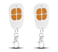 2 x SCS Sentinel Mando a distancia de 4 canales 433,92 MHz para puerta y garaje, mando a distancia Sentinel compatible con AAM0085, seguro, duradero y fácil de programar, color naranja
