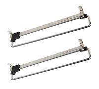 2 x SO-Tech® Percha Soporte Colgador Extraíble Perchero Telescópico para Armario 300 mm