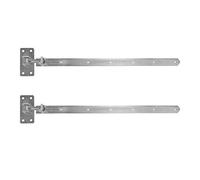 2 x SOTECH Bisagra para Portón M20 (770-870 mm) Acero inoxidable SS304 ajustable Pernio plana larga para Puerta de Calle