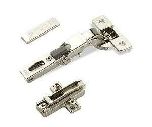 2 x SOTECH Bisagras universales Salice 110° taladro T45 amortiguador para puertas redondeadas, galceadas y perfiladas altura de placa transversal 6 mm